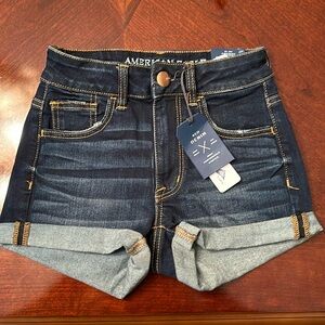 American Eagle Outfitters Women’s Dark Wash Denim Shorts